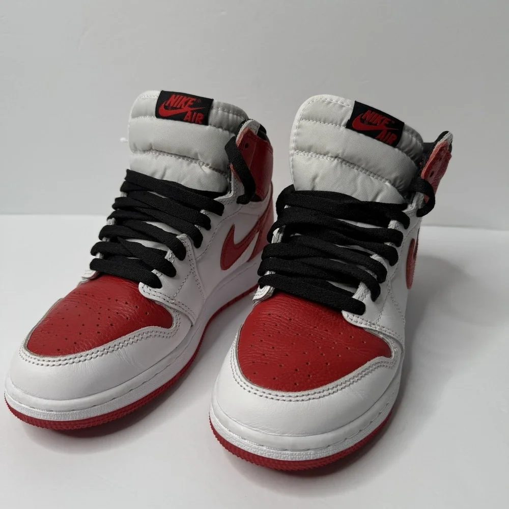 Nike Air Jordan 1‎ Retro High OG Heritage Red White 555088-161 Womens Sz 7 , 5Y